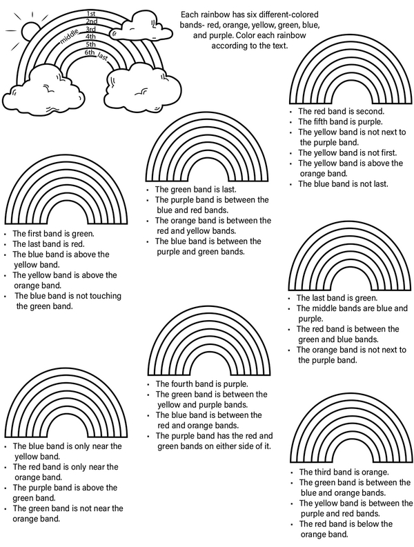 Detective in Training: Rainbow Riddles and Number Hunts