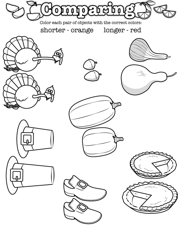 Length Challenge: Compare and Color