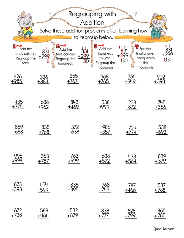 Time to Regroup: Add Them Up