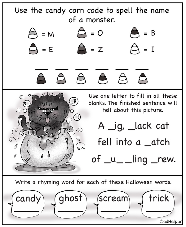 Happy Haunting: Creepy Words, Spooky Math, and Tricky Puzzles