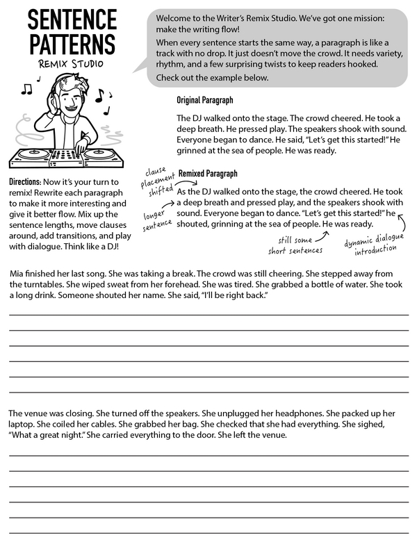 Writing Remix: Spin and Soar