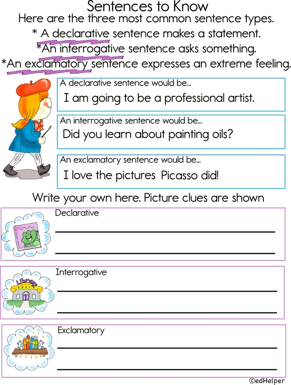 Sentence Sleuths: Know the Types