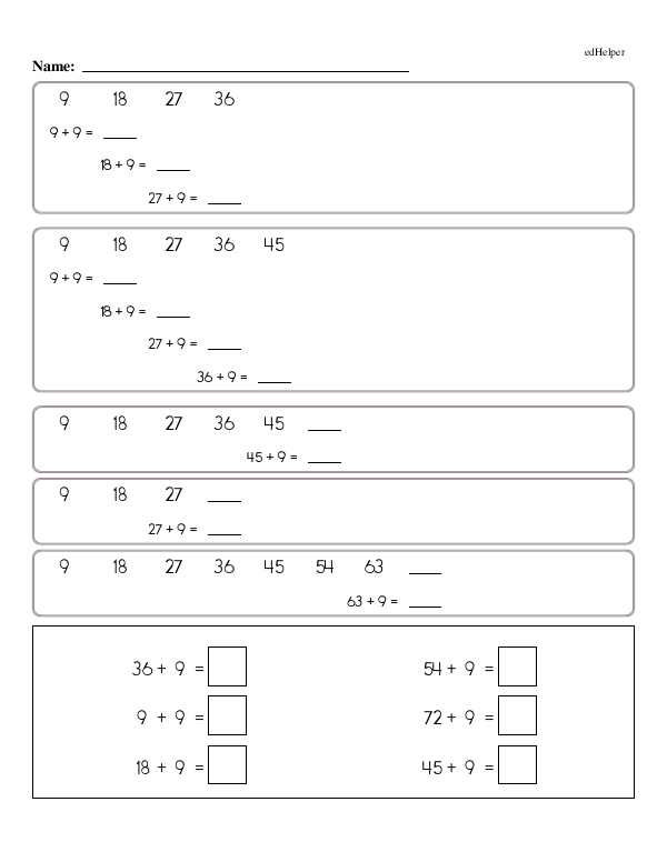 Skip Counting and Addition Practice