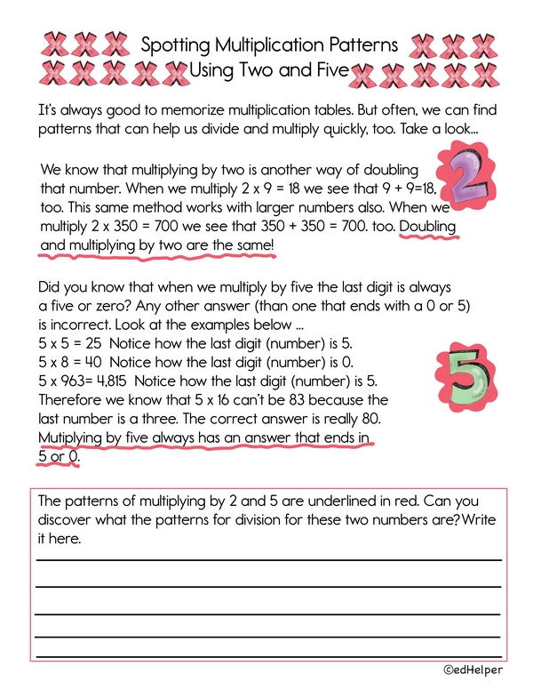 Pattern Powers: Multiply and Divide by 2 or 5
