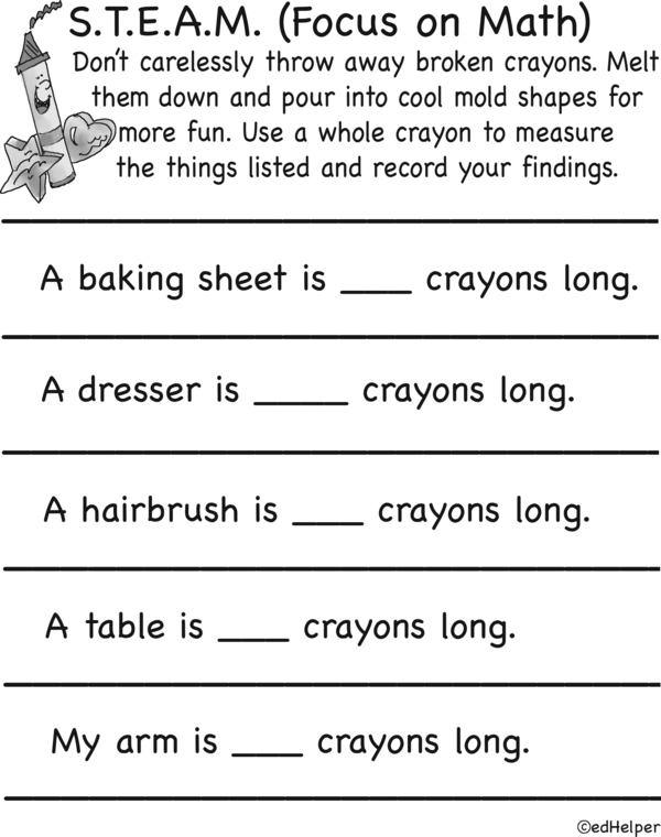 Crayon Rulers: Colorful Measurements