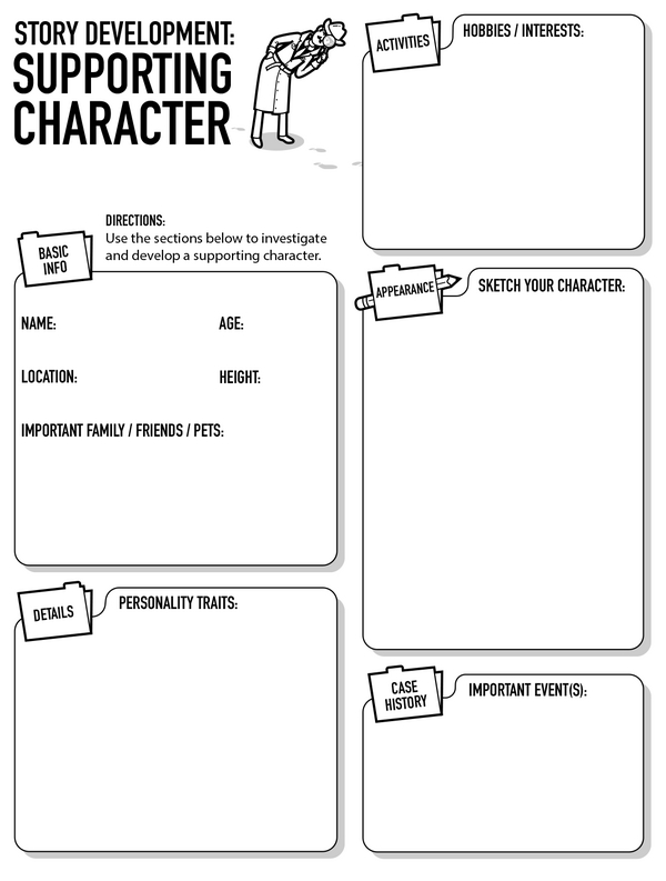 Sketch Your Character: A Storytelling Challenge