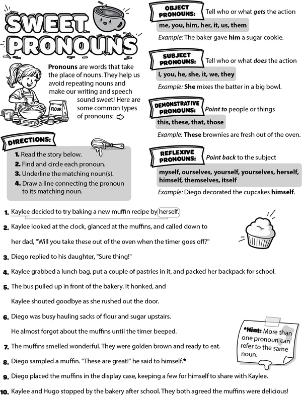 Pronouns in Action: Find, Match, and Connect