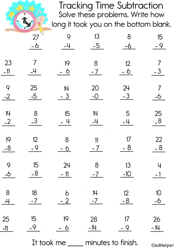 Math Sprint: Speedy Subtractions