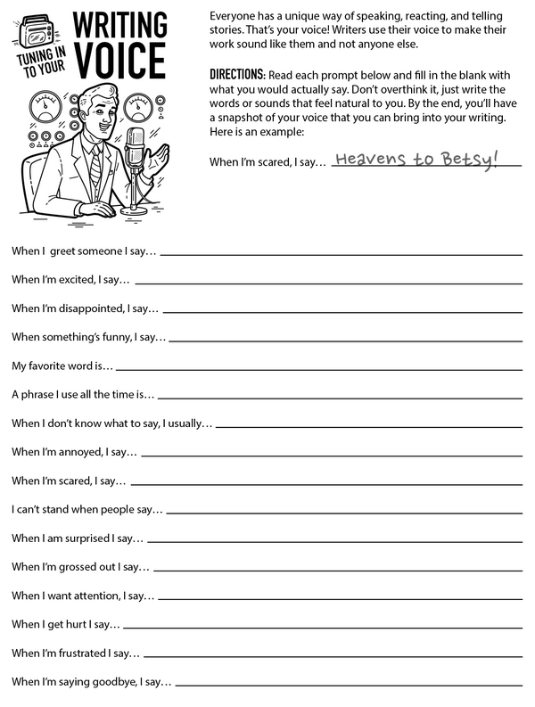 Tuning In: Speak Through Your Writing