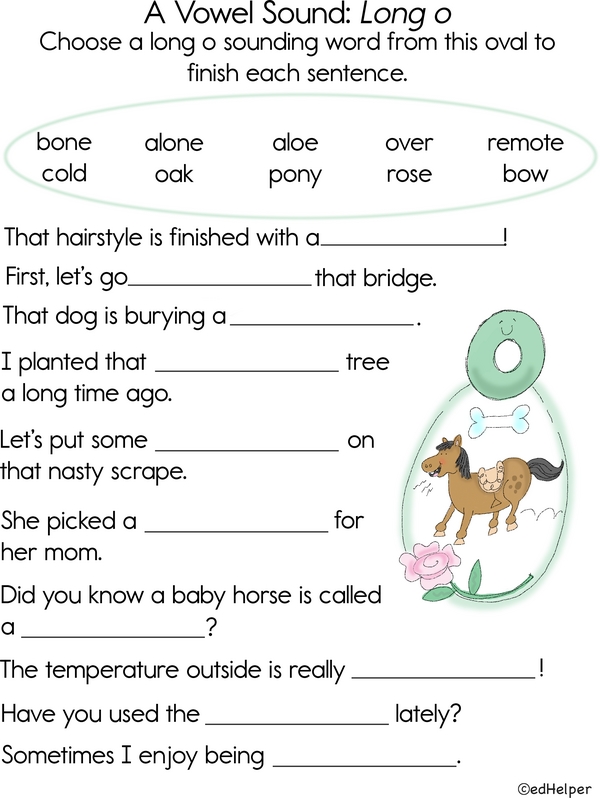 Fitting Words: Fun with Long o Sound