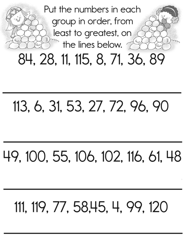 Tidy Numbers: Least to Greatest