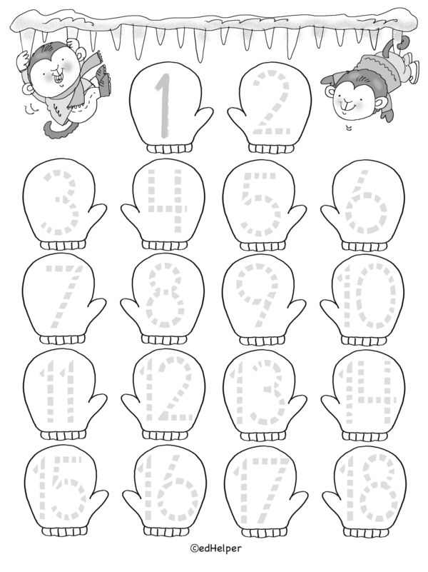 Counting Mittens: Trace and Learn