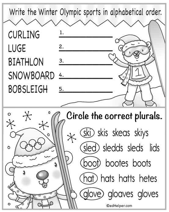 Fun with Words: Sort and Go Plurals