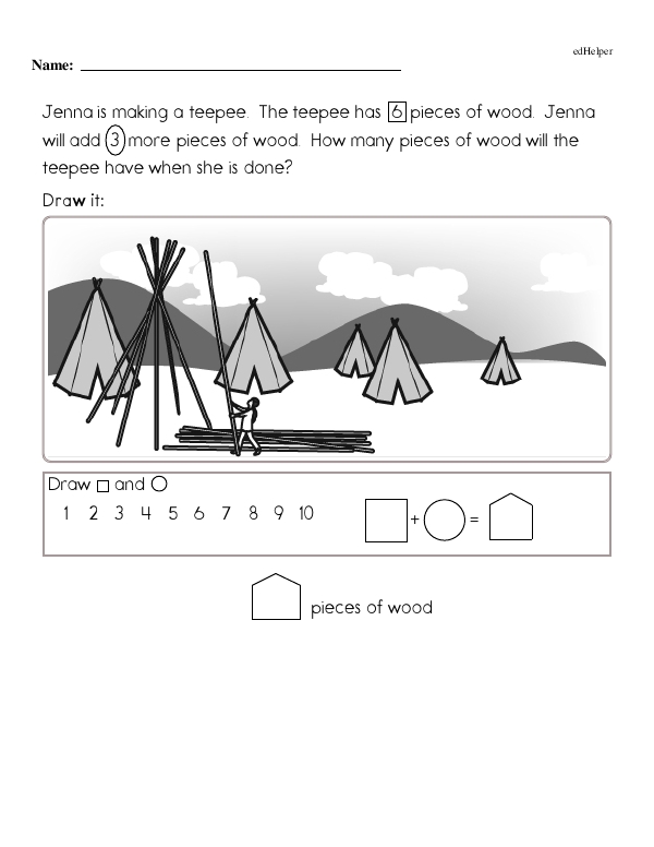 Writing, Drawing, and Counting Addition and Subtraction Problems