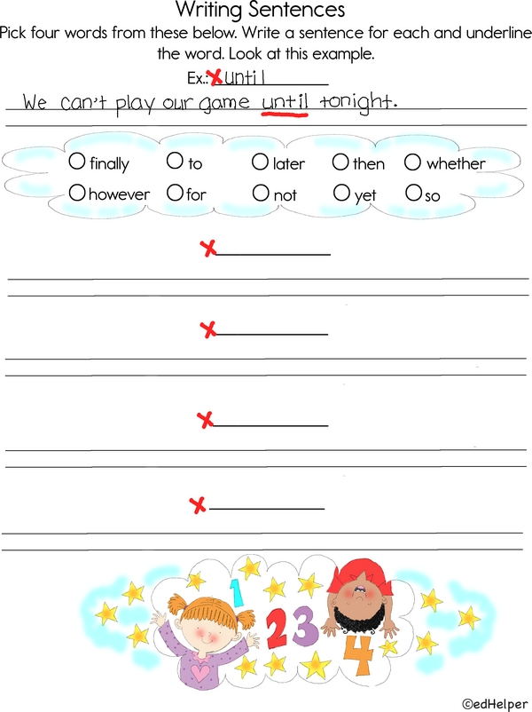 Let's Write: Sentence Maker Challenge